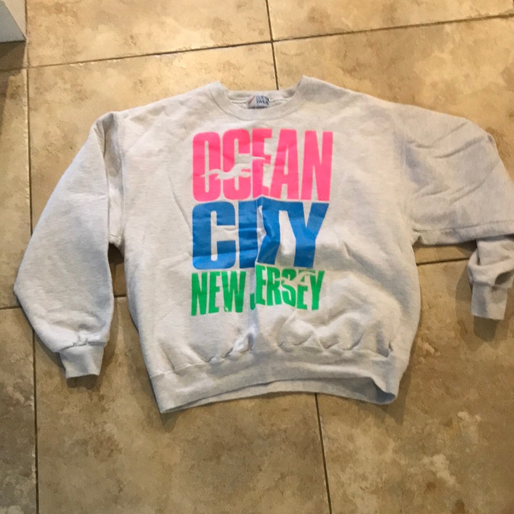 VTG Jerzees Ocean City crewneck